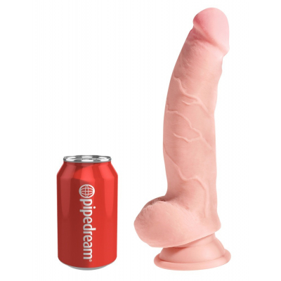 Zakrzywione dildo z przyssawką 24,1 cm King Cock