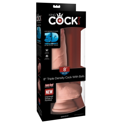 Zakrzywione dildo z przyssawką 24,1 cm King Cock