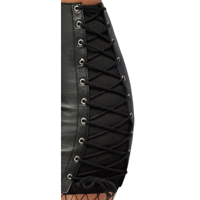 Leather Skirt L