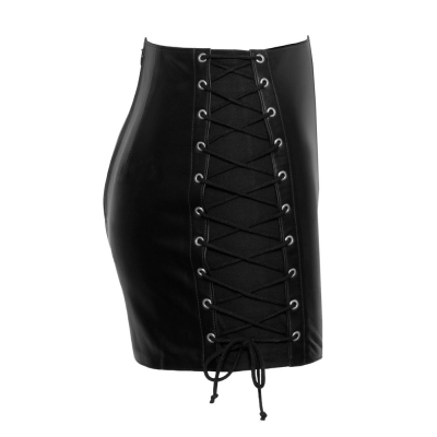 Leather Skirt L