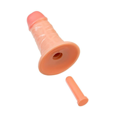 Realistic dildo Caliber 16/6 , PVC, flesh, length 16cm, diameter 6cm