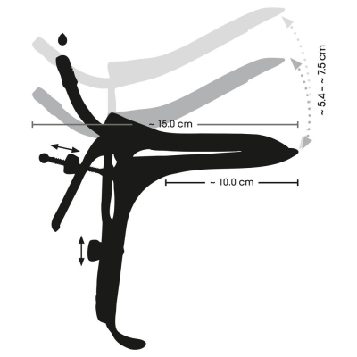 Speculum w Air&Liquid Tube Gol