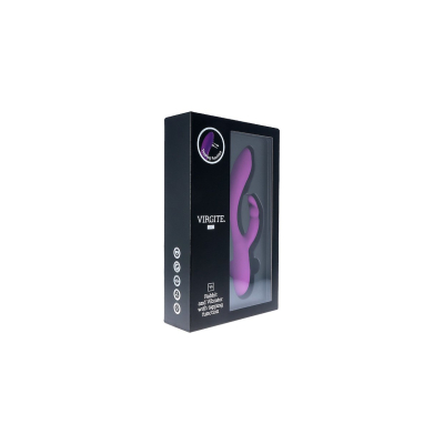 V9 RECHARGEABLE TAPPING VIBRATOR PURPLE