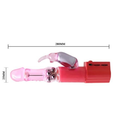 Pretty Love Christina Vibrator with Bunny Pink