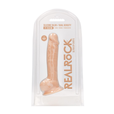 Silicone Dildo with Balls - 9 / 23 cm