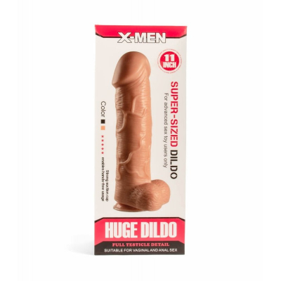 Ogromne użyłowane realistyczne dildo z przyssawką 35cm X-MEN