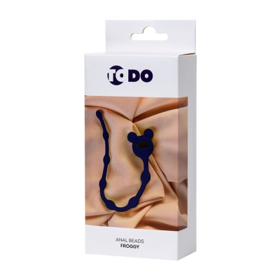 ToDo Froggy anal beads blue