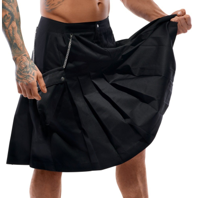 Men\'s Kilt Black XL