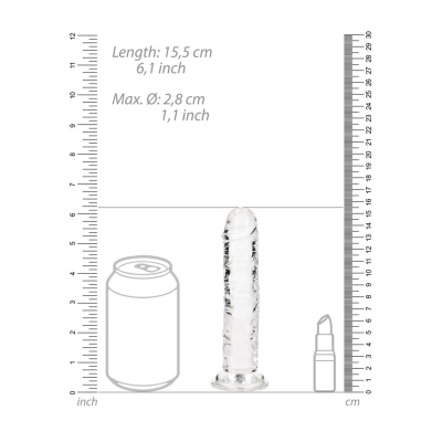 Straight Realistic Dildo with Suction Cup - 6\'\' / 14,5