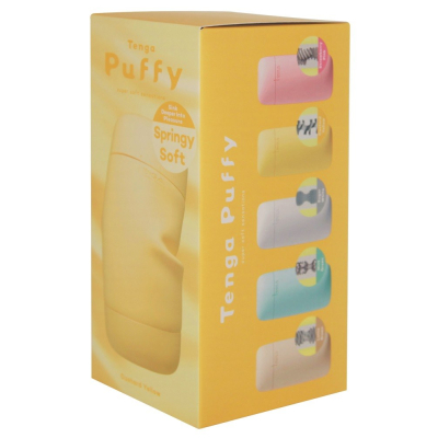 Tenga Puffy Custard Yellow