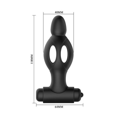 Mr.Play Powerful Vibrator Black