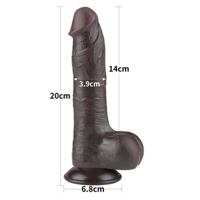 8.0\'\' Sliding Skin Dual Layer Dong