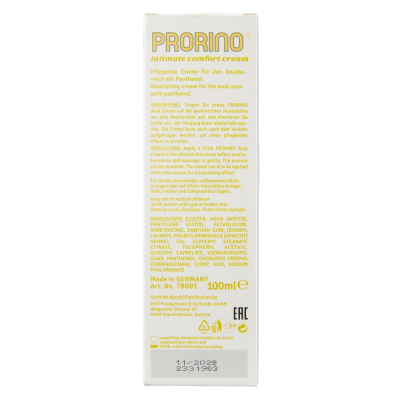 PRORINO Sensitive Anal Comfort