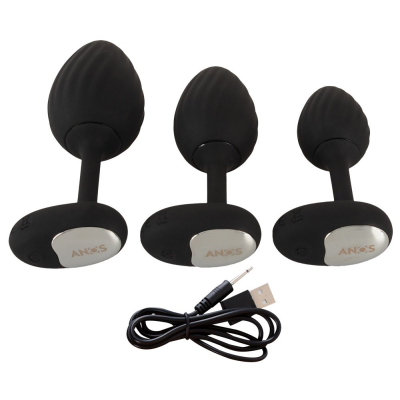ANOS Vibrating Butt Plug Train
