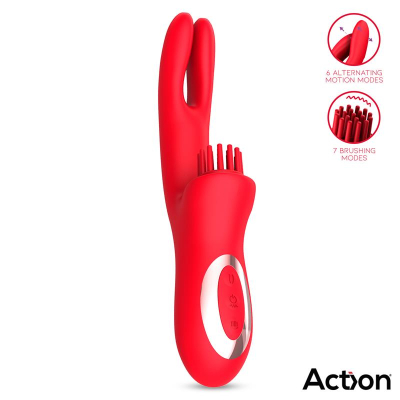 Bilma Vibe with Brushing Clit Stimulator and Alternating Function