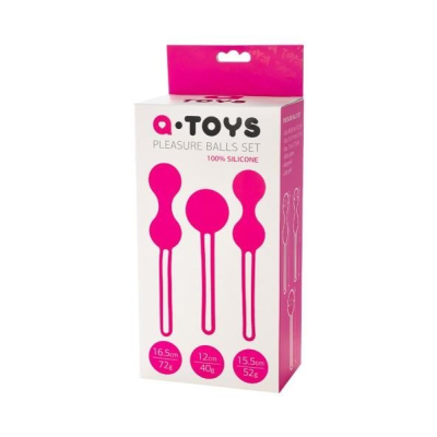 A-TOYS, Set of vaginal balls, 7,9 cm, silicone, diameter 3-3,2 cm