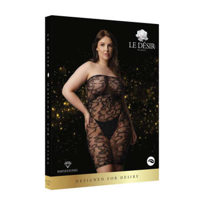 Star Rhinestone Dress - Plus Size