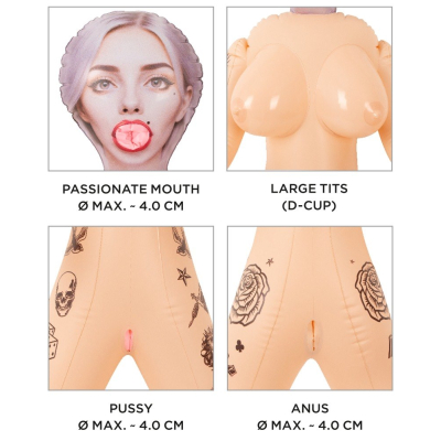 NaughtyDollz Tattoed Sex Doll