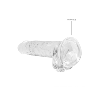 Realistic Dildo with Balls - 7 / 18 cm