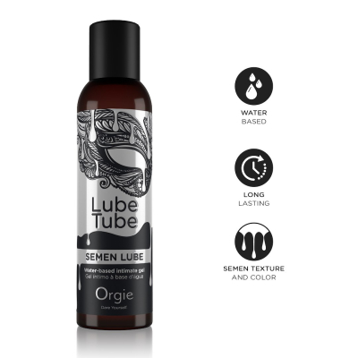 Orgie Lube Tube - Semen Lube Water - Based Intimate Gel