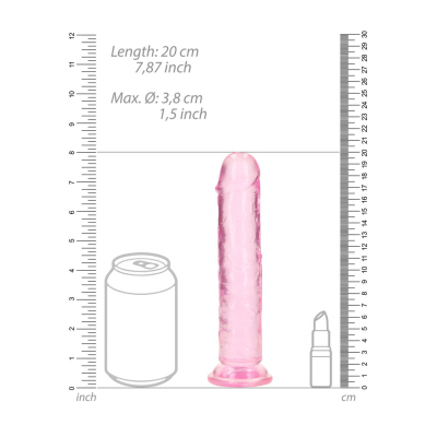 Straight Realistic Dildo with Suction Cup - 7\'\' / 18