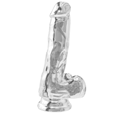 Clear Dildo TPE 16 cm