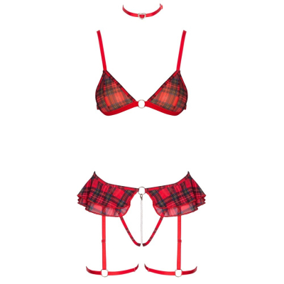 Bra Set Plaid L
