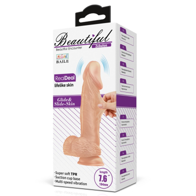 Beautiful Zebulon 7,6 \" Vibrating Dildo