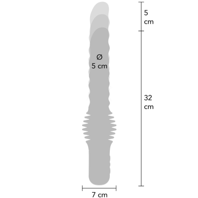 Anal Power Thrusting Vibrator