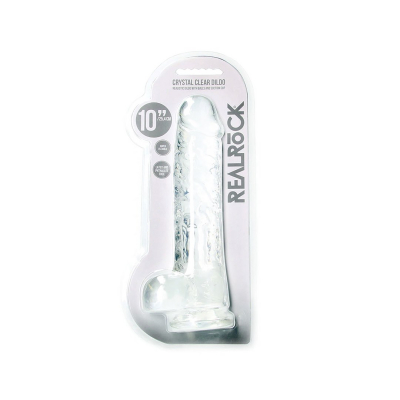 Realistic Dildo with Balls - 10 / 25,4 cm
