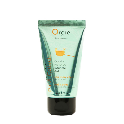 Lube Tube Cocktail Pina Colada Water-Based Kissable Intimate Gel 50ml