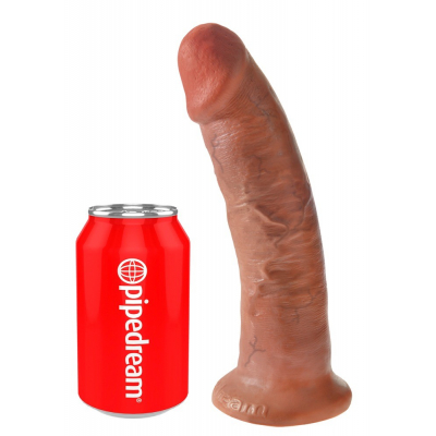 Dildo zagięte King Cock cieliste dł. 22,9cm