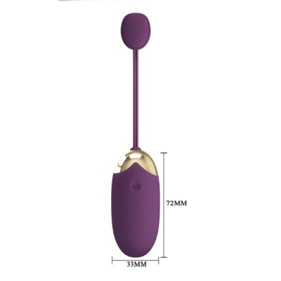 Pretty Love Abner mobile APP control Vibro Egg Purple \nUSB