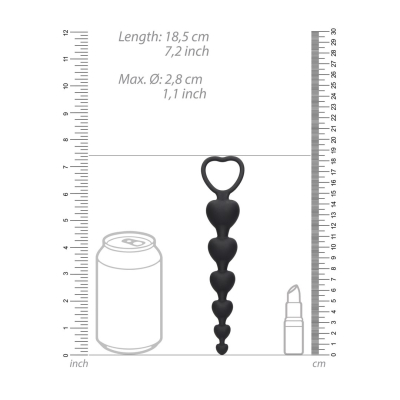 Anal Heart Beads