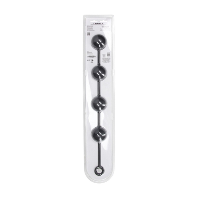 Silicone Round Anal Balls - XXL - 60mm - Black