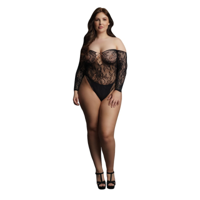 Wonder Rhinestone Bodysuit - Plus Size