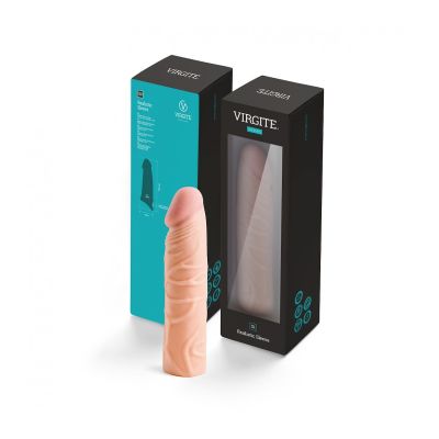 REALISTIC PENIS SHEATH S1 FLESH 16\'5 CM