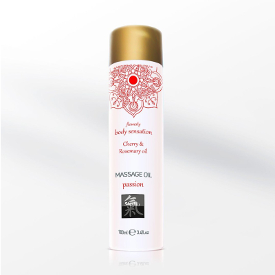 Massage oil passion - Cherry & Rosemary oil