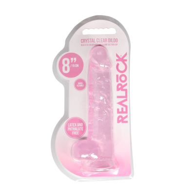 Realistic Dildo with Balls - 8 / 21 cm