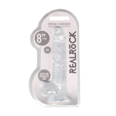 Realistic Dildo with Balls - 8 / 21 cm