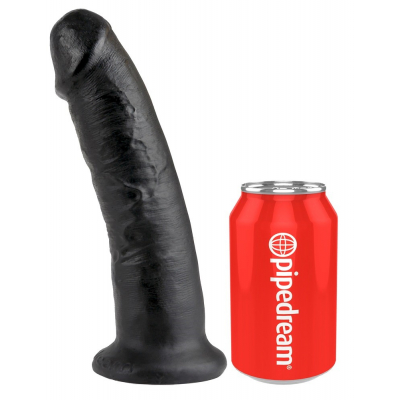 Dildo King Cock realistyczne zakrzywione 22,9cm