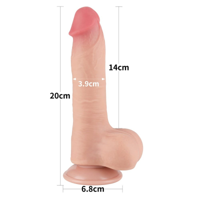 Dildo z przyssawką 20 cm Lovetoy