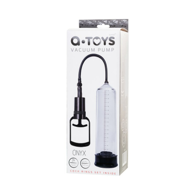 A-TOYS, Penis Pump, PVC, Black, 23.5 cm