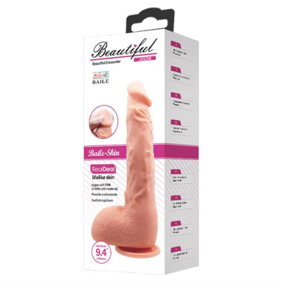 Beautiful Encounter Jason Real Dildo 24cm Flesh