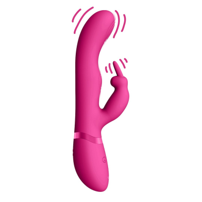 May - Dual Pulse-Wave Vibrating C-spot G-Spot Rabbit - Pink