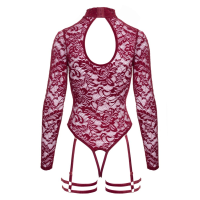 Body open cup red S