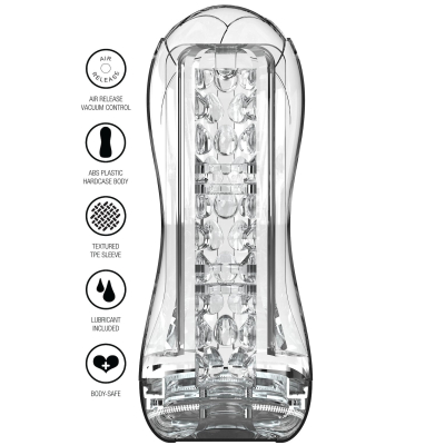 Big Clear Blast Vacuum Stroker
