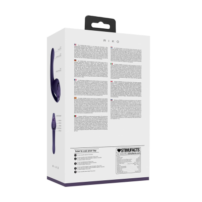 Riko - Triple Motor Thumper with Advanced Finger Motion Pulse Wave Stimulator - Purple