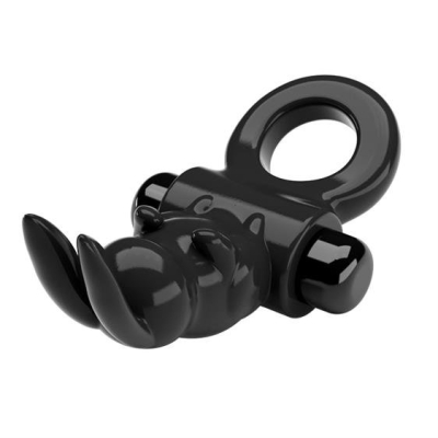 Pretty Love Exciting Vibrating Cock Ring Black