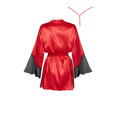 Sara peignoir red